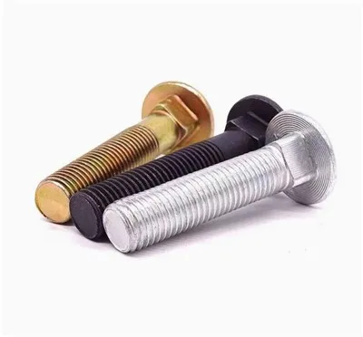 Siab -Lub zog Carriage Bolts Qib 8.8 nrog Zinc Plating