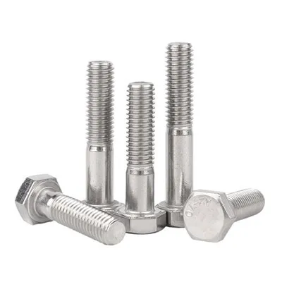 Stainless hlau 304 Hex Bolt A2-70 Din931